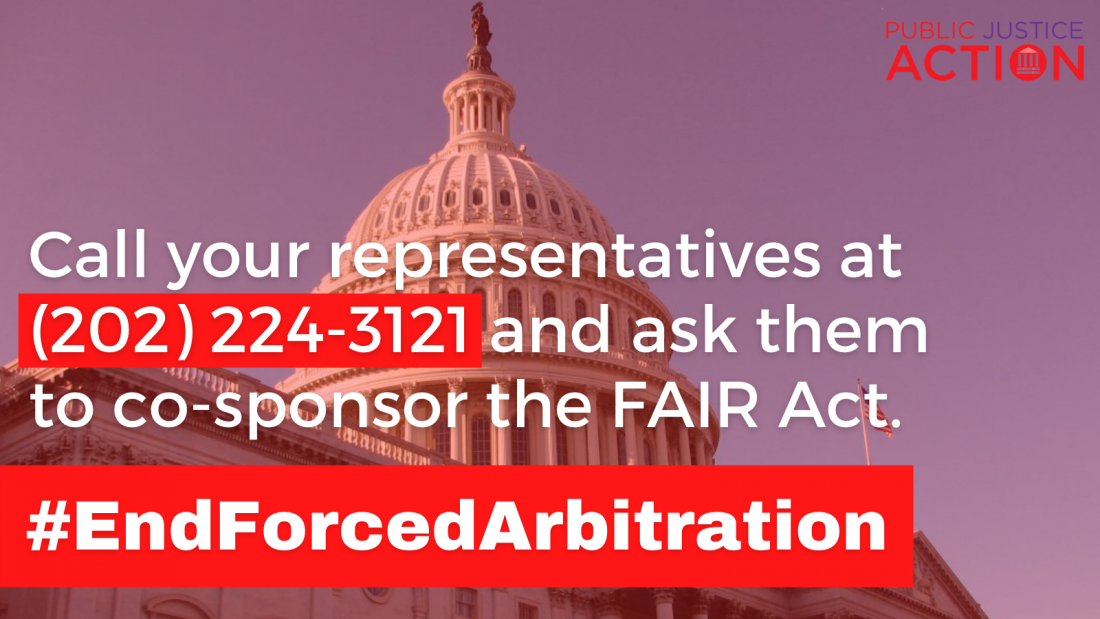 Join Us in Asking Congress to Pass the FAIR Act Public Justice
