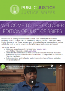 October 2021 newsletter