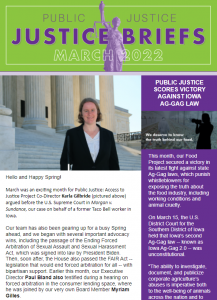 March 2022 newsletter