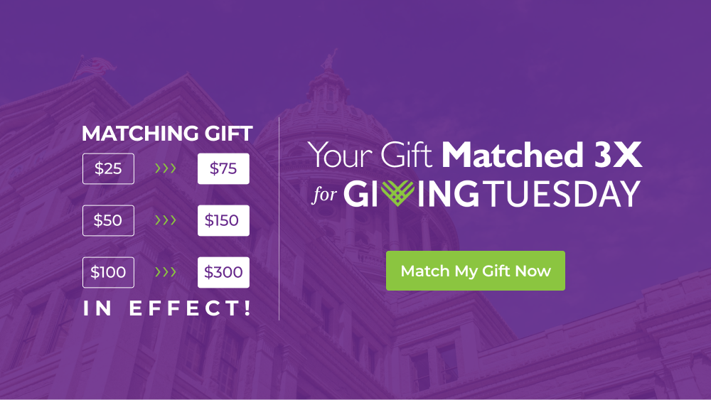 Your Gift matched 3 times for Giving Tuesday