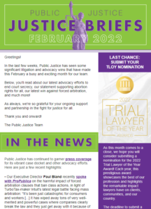 February 2022 newsletter