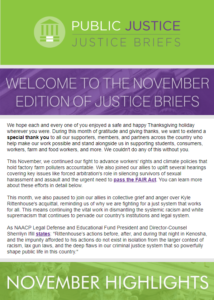 November 2021 newsletter