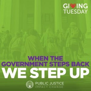 When Government Steps back, we step up - Giving Tuesday